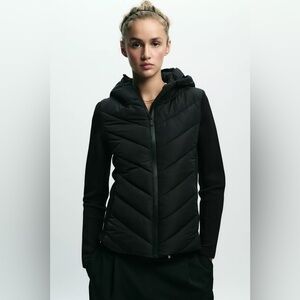 ZARA COMBINATION PUFFER JACKET